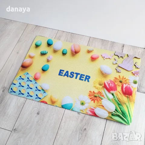 5677 Великденска постелка за врата, 59x39cm, снимка 2 - Платове и дамаски - 49117166