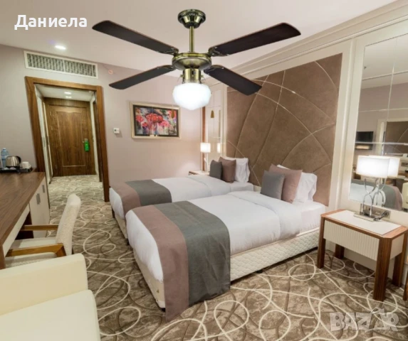 Вентилатор 42'' таванен, 60W осветление, 1бр крушки, снимка 2 - Вентилатори - 50489138