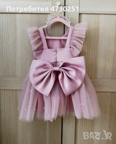 Нова бебешка рокля , снимка 2 - Бебешки рокли - 53612890