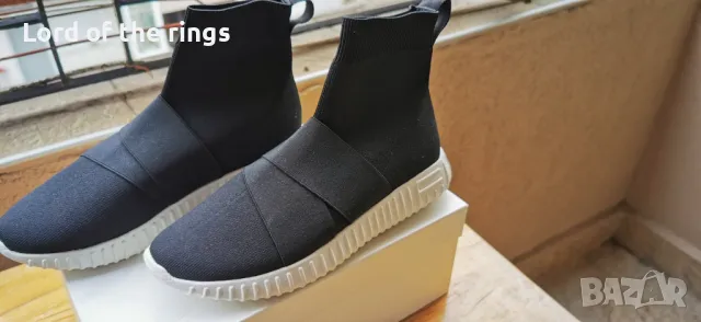 Маркови дамски маратонки / сникърси тип чорап FESSURA - 37 номер., снимка 2 - Маратонки - 49687036