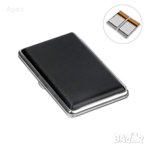 Кожена Табакера за Цигари 80мм 100мм Slim.Луксозни Табакери за Цигари. Подарък за Пушачи.Кейс Цигари, снимка 7 - Табакери - 54169670