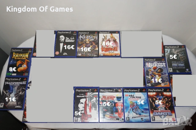 Игри за PS2 Godfather/Kessen 1 2/Rayman/Transformers/Rayman Revolution/NBA Street