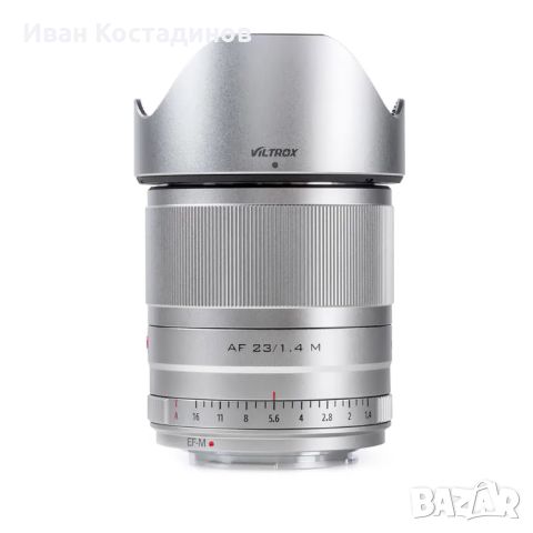 Обектив Viltrox AF 23mm F1.4 APS-C Lens For Canon M-Mount, EF-M + Бонус, снимка 3 - Обективи и филтри - 46352595