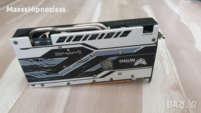 Видеокарта Sapphire Radeon RX 580 4Gb GDDR5 NITRO+, снимка 2 - Видеокарти - 46484648