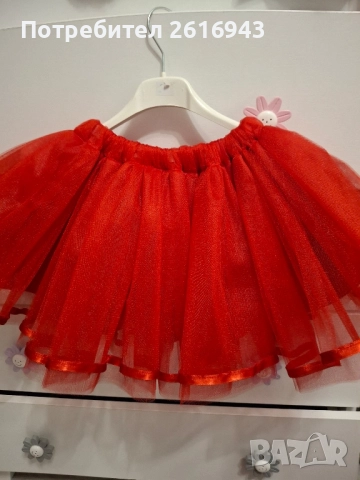 Детска пола от тюл , тип пачка , снежинка, снимка 6 - Детски рокли и поли - 52334465