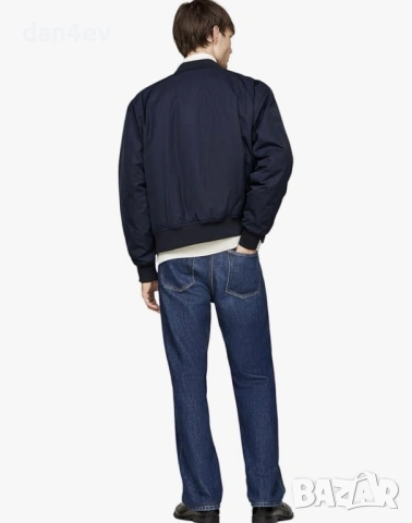 Яке бомбър Tommy Hilfiger в синьо, снимка 3 - Якета - 54196101