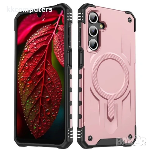 Samsung Galaxy A36 5G / A56 5G PC + TPU/ MagSafe Удароустойчив Калъф и Протектор, снимка 5 - Калъфи, кейсове - 50790090