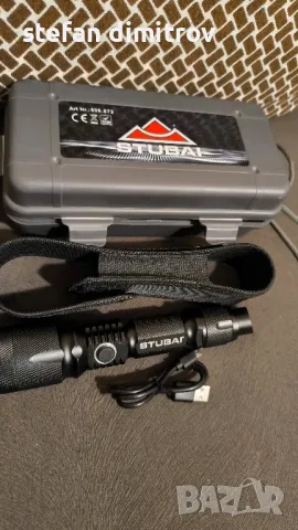 STUBAI® LED фенерче с батерия и 800 лумена

