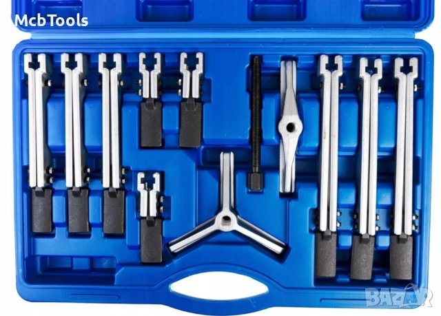 Комплект скоби за избиване на лагери 13 части HAWEK, снимка 3 - Други инструменти - 51123995