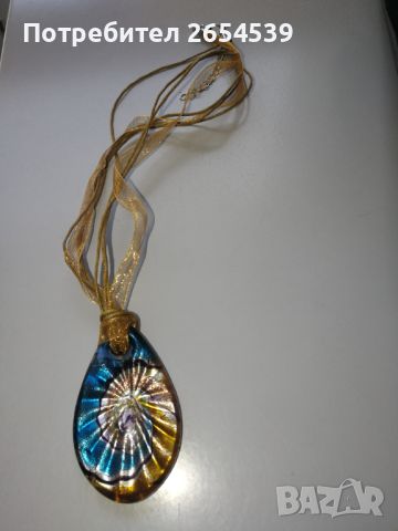Колиета от Муранско стъкло , снимка 3 - Колиета, медальони, синджири - 30701564
