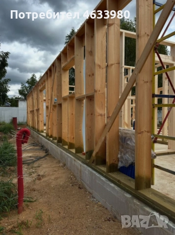 Сглобяема дървена къща ”Азул” - индивидуален проект, бърз монтаж, цена от 599 €/м² • на изплащане, снимка 10 - Други - 52448066