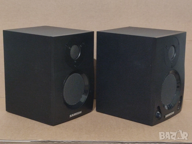 Малки активни мониторни тонколони Samson с bluetooth, снимка 6 - Тонколони - 52945680