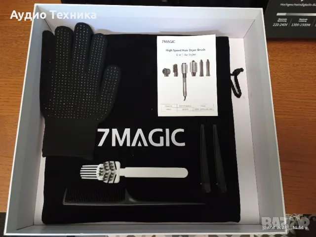 Цена -подарък! Четка-сешоар, стилизатор за коса с въздух. 6 в 1 с йонна технология., снимка 12 - Сешоари - 50098474