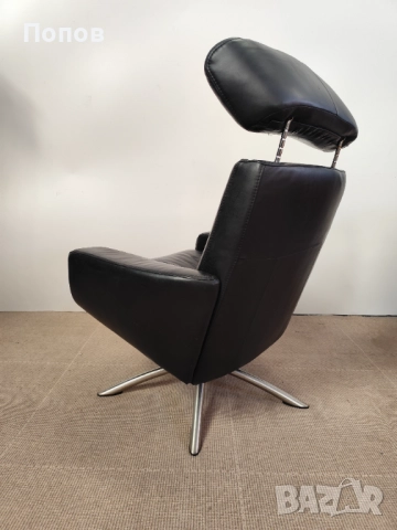 Дизайнерски кожен релакс стол IMG, снимка 13 - Дивани и мека мебел - 52434729