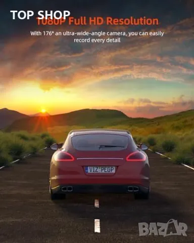 Нов Видеорегистратор за автомобил предна широкоъгълна камера за кола, снимка 3 - Друга електроника - 49804836