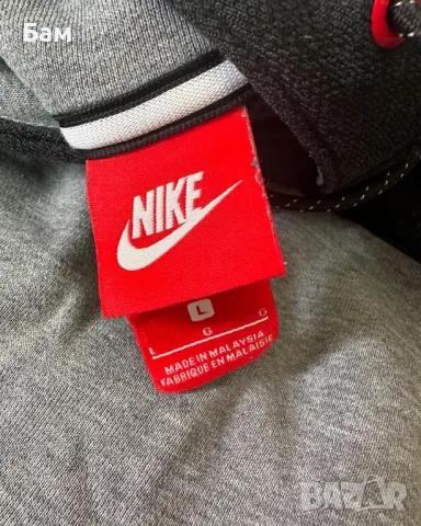 Оригинално мъжко Hoodie Nike Air Max 97 размер Л, снимка 6 - Спортни дрехи, екипи - 47314638