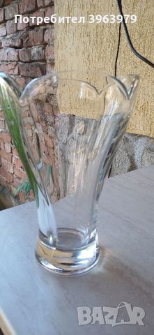 Немска кристална ваза, снимка 3 - Вази - 45623385