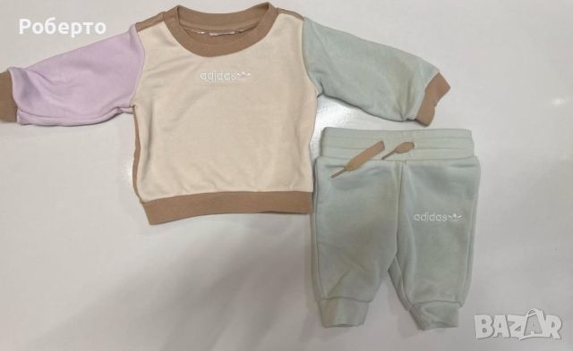 Adidas спортен комплект за момиче 3-6, снимка 1 - Комплекти за бебе - 45656535