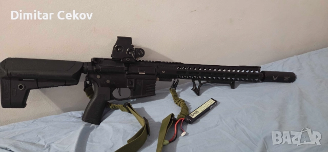 DELTA ARMORY AR15 ИДВА С БЪРЗОМЕР (НАПРАВЕНА/ЪПГРЕЙДНАТА)260€ 510 лв, снимка 2 - Други спортове - 52966026