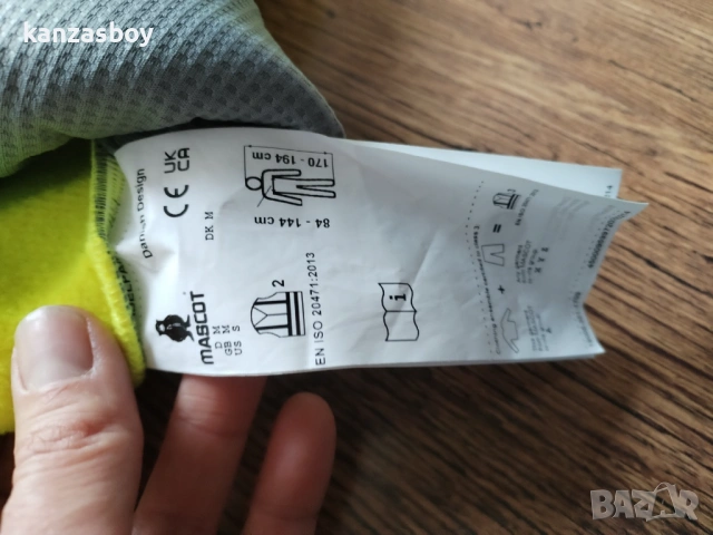 Mascot Accelerate Safe Knitted Jumper With Half Zip - мъжко работно горнище НОВО БЕЗ ЕТИКЕТИ М, снимка 11 - Спортни дрехи, екипи - 53248926