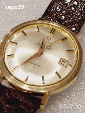 Omega Constellation Mens Watch-часовник Омега,машина 561/автомат/златна гривна-1966 год., снимка 10 - Мъжки - 52776134