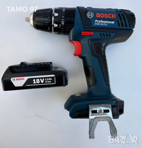 BOSCH GSB 18-2-Li - Ударен винтоверт 18V 1.5Ah, снимка 1