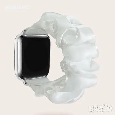 Каишка тип scrunchie за Apple Watch 38 и 40 и 41мм., снимка 1 - Друга електроника - 48076405