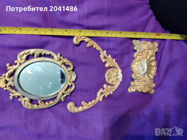 Вароково настолно огледало, снимка 2 - Антикварни и старинни предмети - 45437558