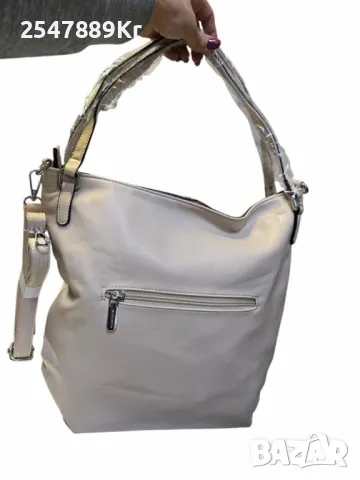 Елегантна дамска чанта с флорални мотиви, снимка 9 - Чанти - 50089503