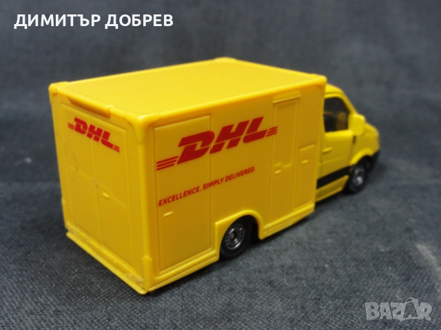 МЕТАЛНА КОЛИЧКА КАМИОН MERCEDES SPRINTER DHL SIKU, снимка 4 - Колекции - 53151758