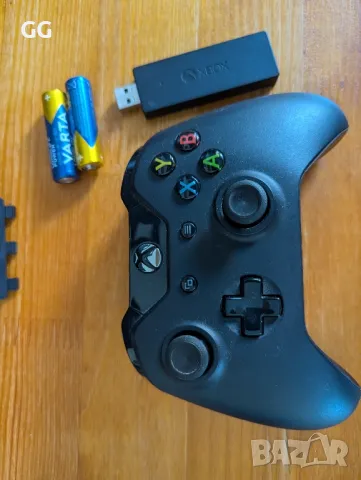 Xbox One контролер + USB приемник и подарък , снимка 1 - Аксесоари - 47005154