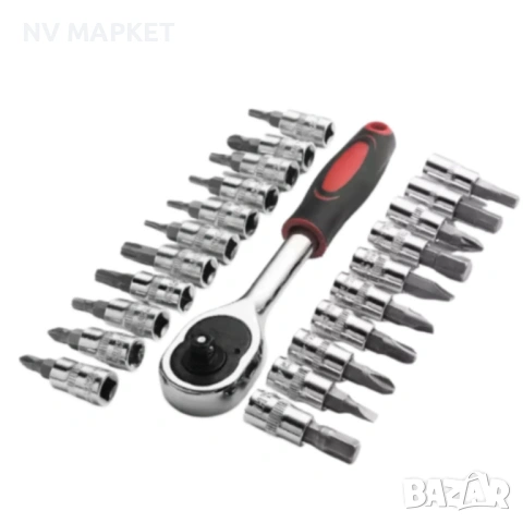 Куфар с инструменти 108 части - Гедоре, снимка 6 - Куфари с инструменти - 53843277