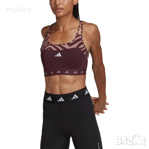 Adidas Оригинално Спортно Бюстие, XS, Бордо