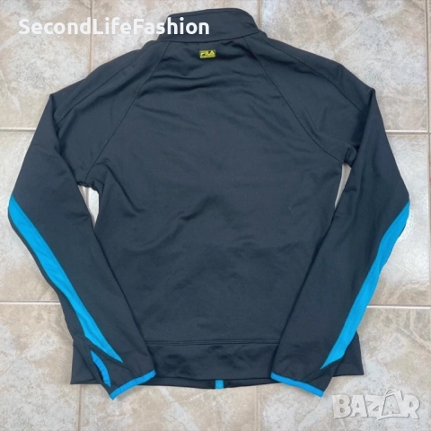 Дамско спортно яке Fila с цип размер M черно, снимка 5 - Якета - 52858986