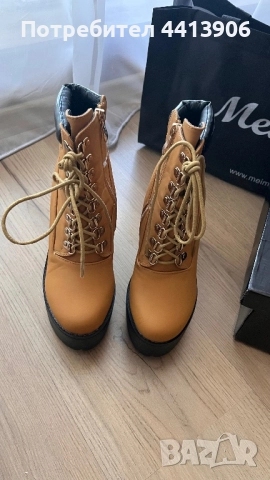 Дамски боти на ток, снимка 3 - Дамски боти - 51798263