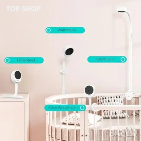 Нов Видео бебефон с VOX режим, 4 в 1 държач и Cry Detection HD екран, снимка 3 - Бебефони - 49956884