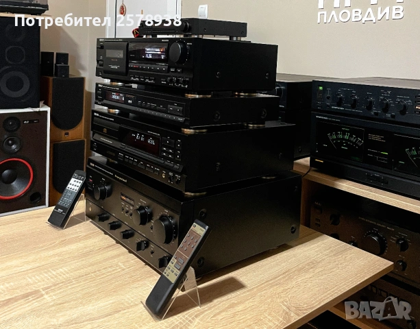  DENON СЕТ : PMA 1560 + DCD  1560 + DRM 740 + TU 580 RD, снимка 5 - Аудиосистеми - 53250753