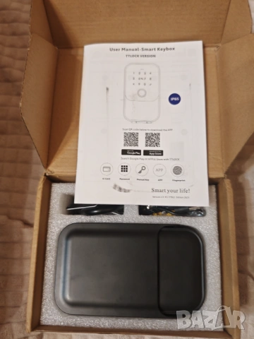 Смарт кутия за ключове TTLock IP65 с пръстов отпечатък airbnb, снимка 8 - Друга електроника - 54058753