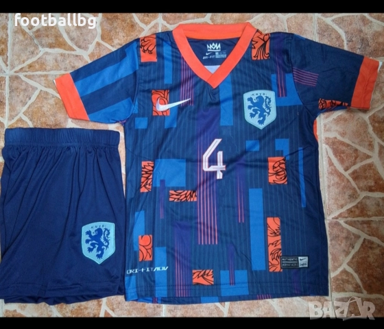 4 VIRGIL 🧡⚽️ детско юношески футболни екипи Холандия , снимка 2 - Футбол - 34702662