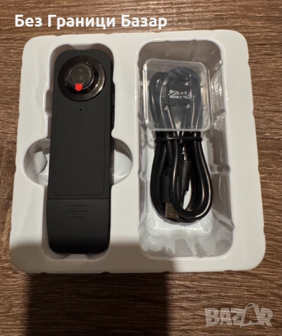 Нова мини екшън камера широк ъгъл TF карта Full HD 1080P за тяло, снимка 3 - Камери - 53168168