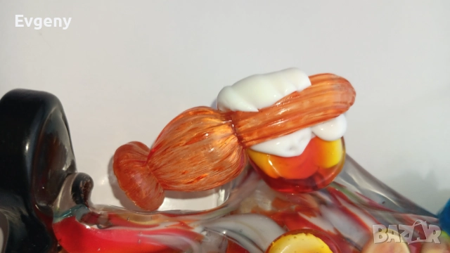 Клоун от Муранско стъкло , снимка 10 - Статуетки - 52638265