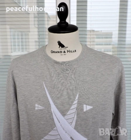 Helly Hansen Mens Grey Sewatshirt -мъжка  спортна блуза размер L , снимка 2 - Блузи - 52321958