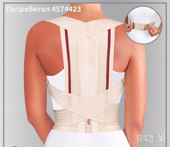 Колан за правилна стойка на гръбнака(gms)(професионална при изгърбване, снимка 2 - Колани - 53690074