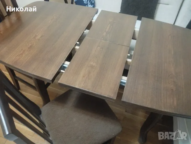 Продавам кухненска маса с 4бр.столове, снимка 2 - Маси - 48131004