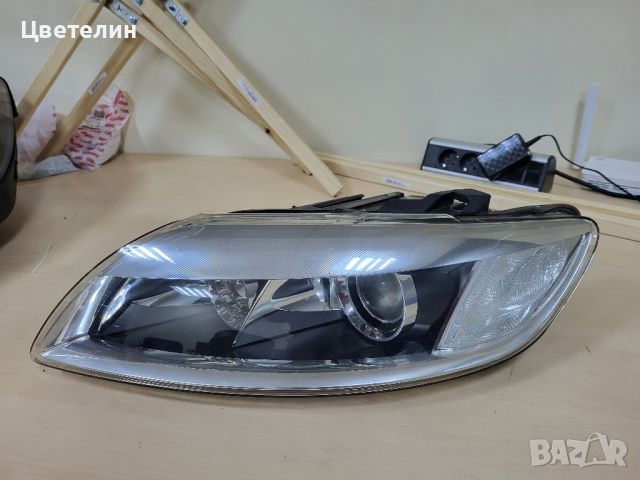 Ляв фар Audi Q7 ,НЕЗАВИВАЩ ксенон lqv far ауди кю7 zavivasht, снимка 8 - Части - 45953845