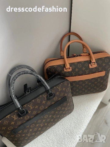 Кожена чанта за лапто и документи, снимка 3 - Чанти - 53813637