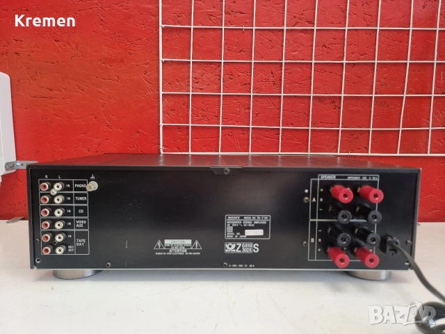 Усилвател SONY F- 110, снимка 5 - Ресийвъри, усилватели, смесителни пултове - 53810285
