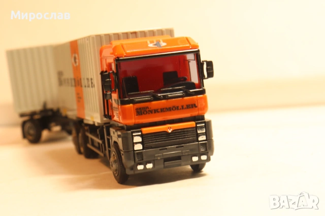 AWM H0 1/87 RENAULT MAGNUM КОЛИЧКА TIR КАМИОН МОДЕЛ, снимка 6 - Колекции - 54212061