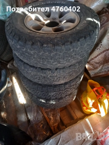 Джанти 4бр.  15  6x139,7 с гуми  мицубиши паджеро mitsubishi pajero