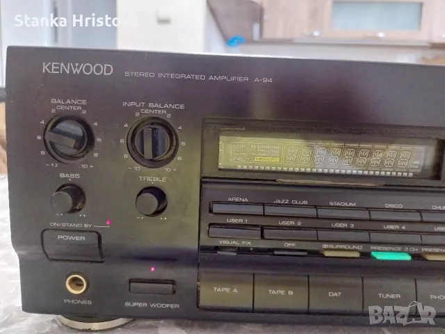 Усилвател Kenwood A-94. , снимка 2 - Ресийвъри, усилватели, смесителни пултове - 48977852